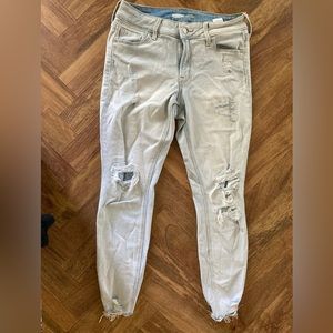 OLD NAVY‎ Rockstar super skinny ankle mid rise distressed size 4​​